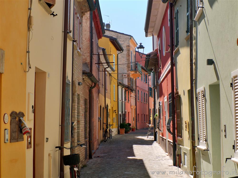 Fano (Pesaro e Urbino, Italy) - Street of the city center of Fano